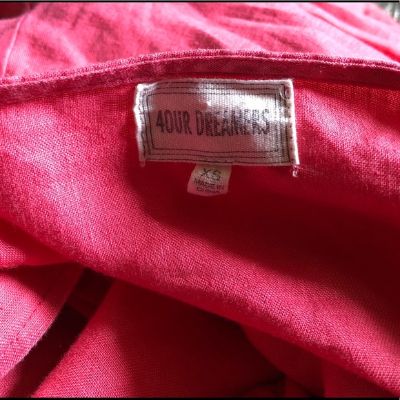 4our Dreamer Dress 100% Linen size XS - Picture 8 of 9